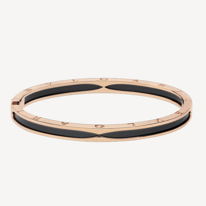 [Marin]ZERO 1 PINK GOLD WITH BLACK CERAMIC BRACELET