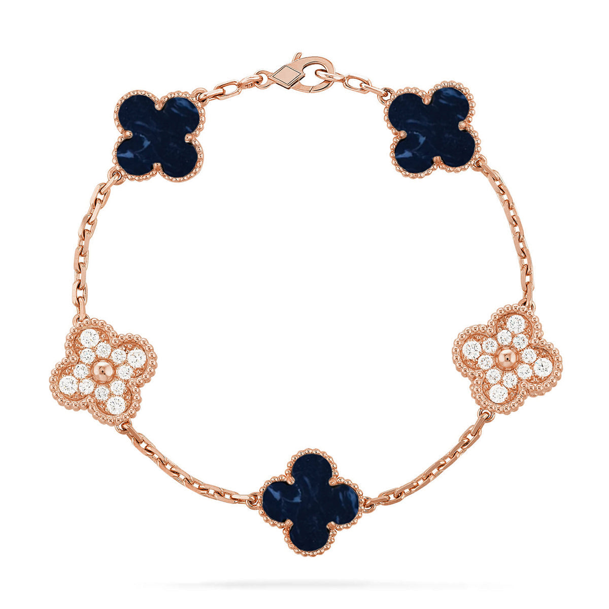 [⭐Shinejoy]CLOVER 5 MOTIF PIETERSITE BRACELET COLLECTION