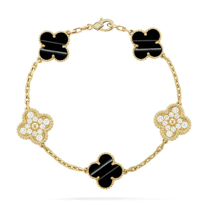 [Marin] CLOVER 5 MOTIF PULSAR STONE BRACELET COLLECTION