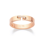 [Marin]BAGUE ALLIANCE LIENS VIDENCE DIAMOND 4MM
