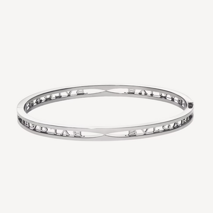 [Marin]ZERO 1 SPIRAL LOGO SILVER BRACELET