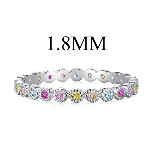 [Marin Jewelry]Unique Scintillating Round Cut Daily Ring