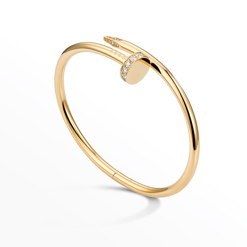 [Marin-Jewelry]JUSTE BRACELET 3.5MM DIAMONDS