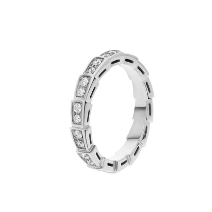 [Marin]SERPENTI RING SILVER DIAMOND PAVED 3MM
