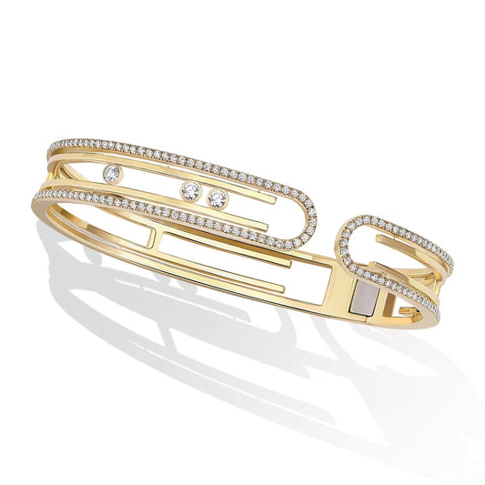 [Marin]MOVE 10TH PAVED DIAMOND BRACELET