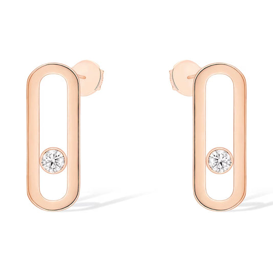 [Marin]MOVE UNO SMALL 1 DIAMOND EARRINGS