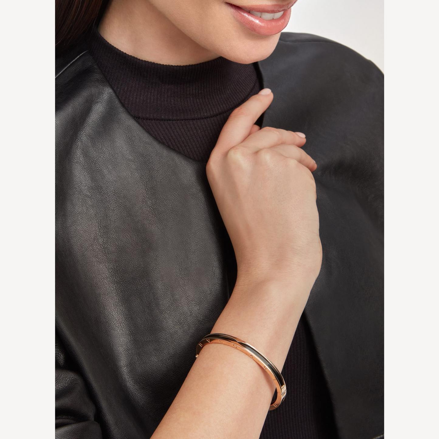 [Marin]ZERO 1 PINK GOLD WITH BLACK CERAMIC BRACELET