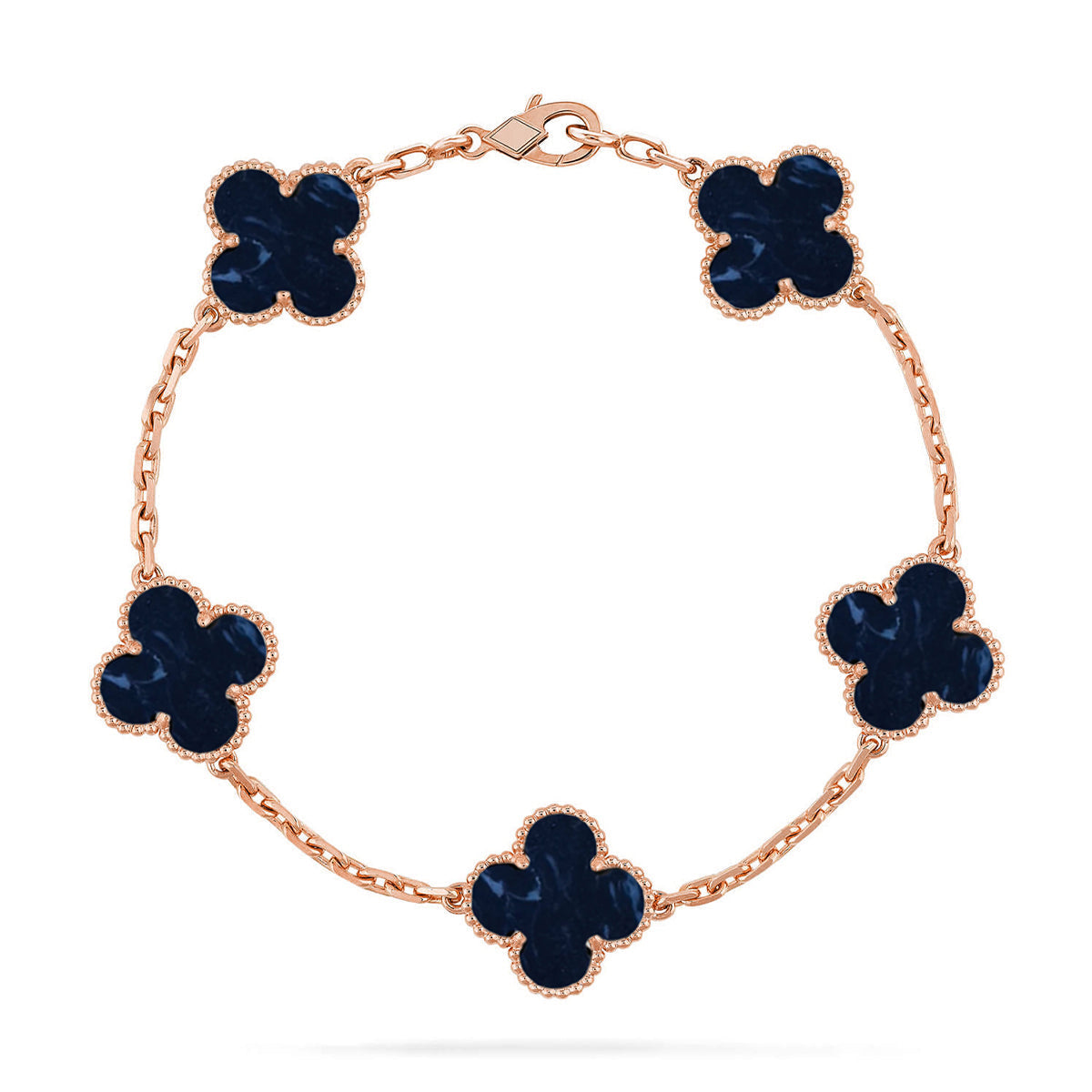 [Marin-Jewelry]CLOVER 5 MOTIF PIETERSITE BRACELET COLLECTION