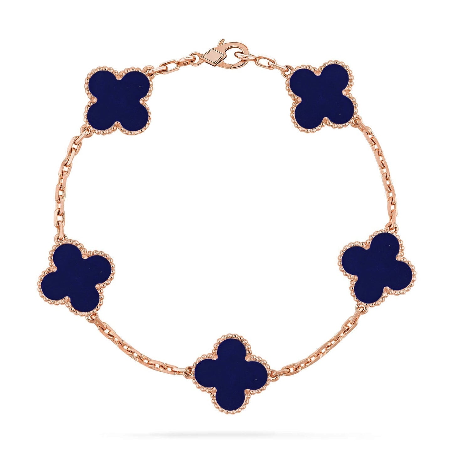 [Marin]CLOVER 5 MOTIF LAPIS LAZULI BRACELET COLLECTION