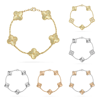 [Marin] CLOVER 5 MOTIF LASER BRACELET COLLECTION