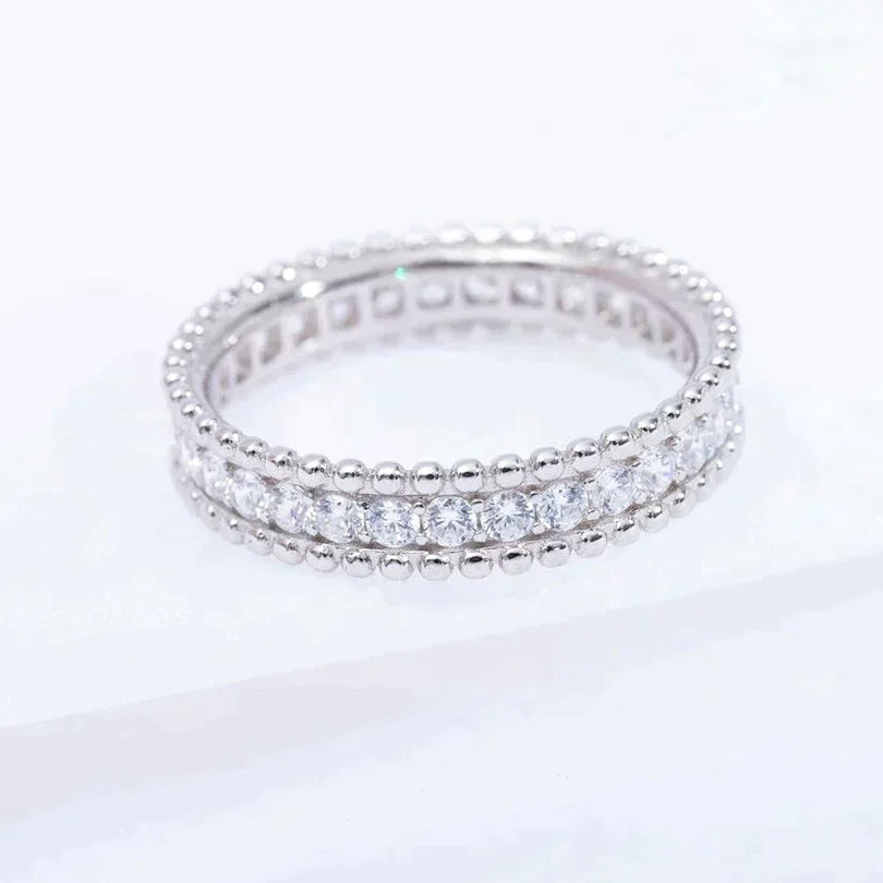 [Marin]PERLEE DIAMOND SILVER RING