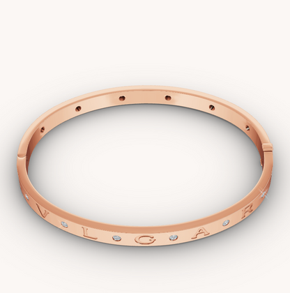 [Marin]ZERO 1 PINK GOLD 12 DIAMONDS BRACELET
