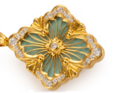 [Marin-Jewelry] B.C.L BIG SIZE  ENAMEL NECKLACE£¨Various colors£©