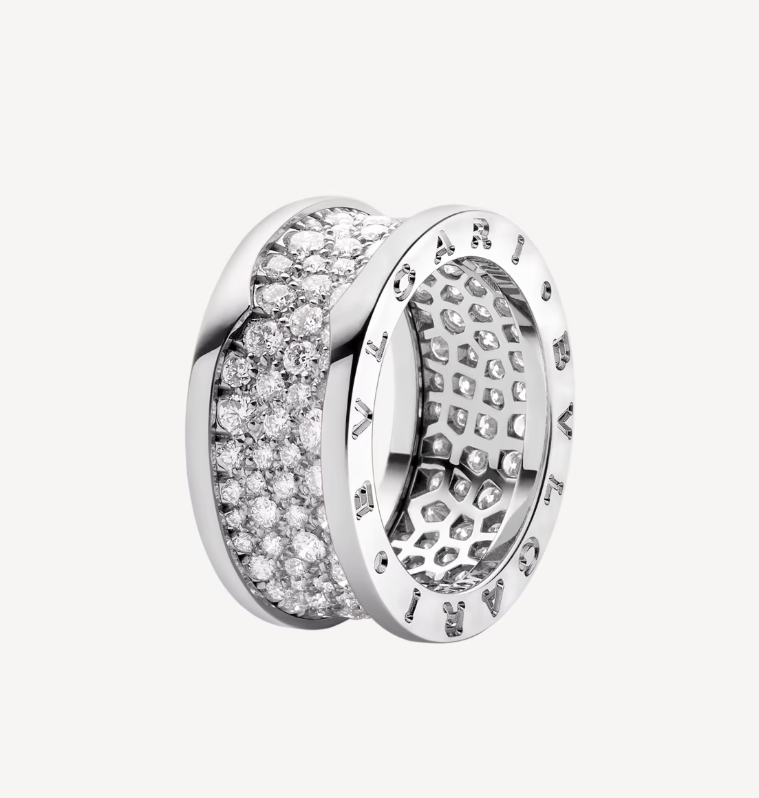 [Marin]ZERO 1 WITH PAVED DIAMONDS ON THE SPIRAL RING