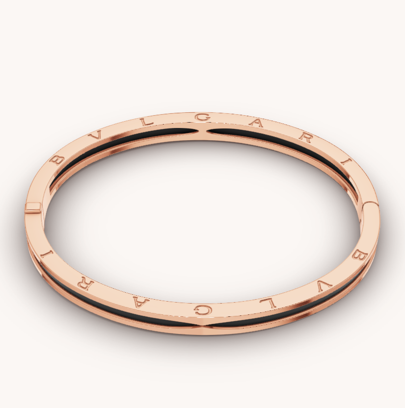 [Marin]ZERO 1 PINK GOLD WITH BLACK CERAMIC BRACELET