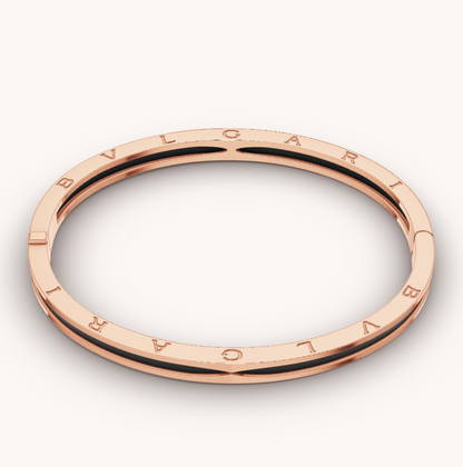 [Marin]ZERO 1 PINK GOLD WITH BLACK CERAMIC BRACELET