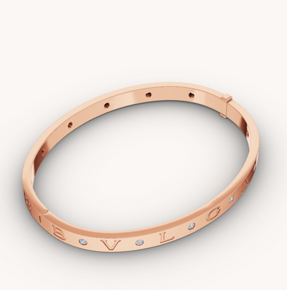 [Marin]ZERO 1 PINK GOLD 12 DIAMONDS BRACELET