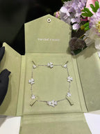 [Marin Jewelry]CLOVER 10 MOTIFS  FULL DIAMOND NECKLACE