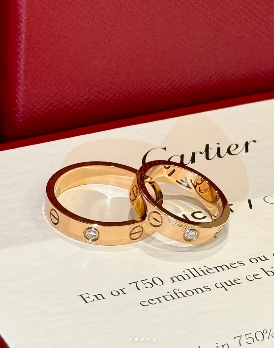 [Marin]LOVE RING 4MM 1 DIAMOND