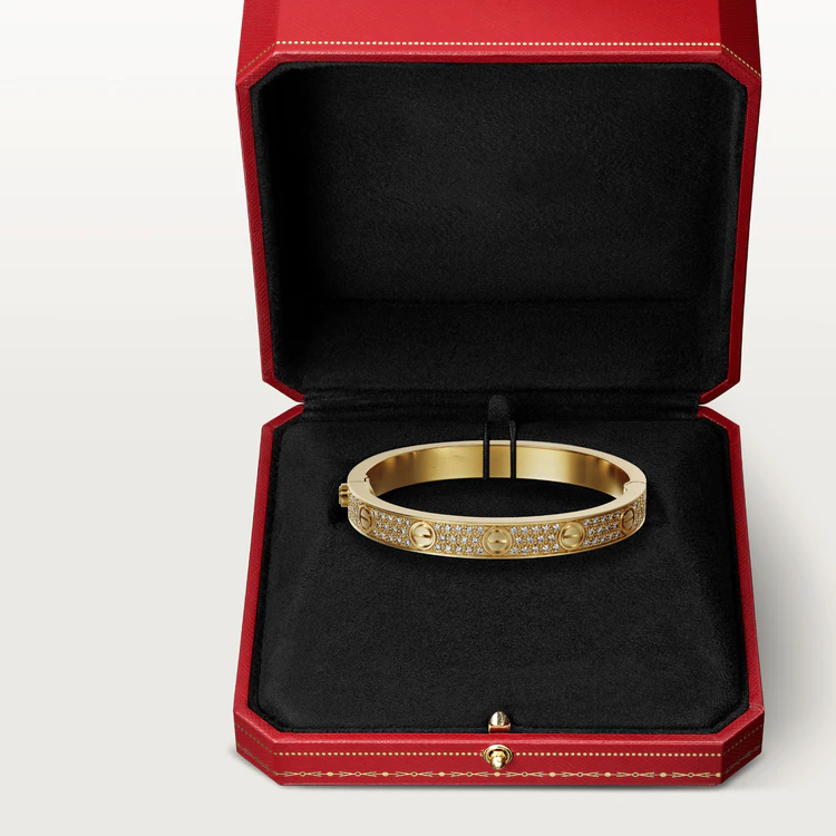 [Marin]LOVE BRACELET 6.1MM DIAMOND-PAVED