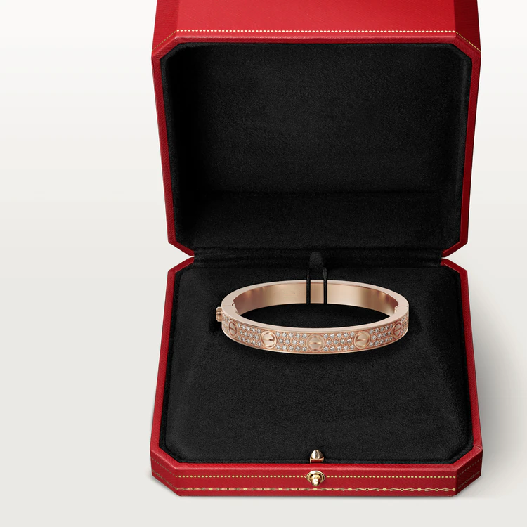 [Marin]LOVE BRACELET 6.1MM DIAMOND-PAVED