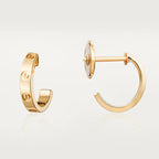 [Marin]LOVE EARRINGS 2.65MM PINK GOLD