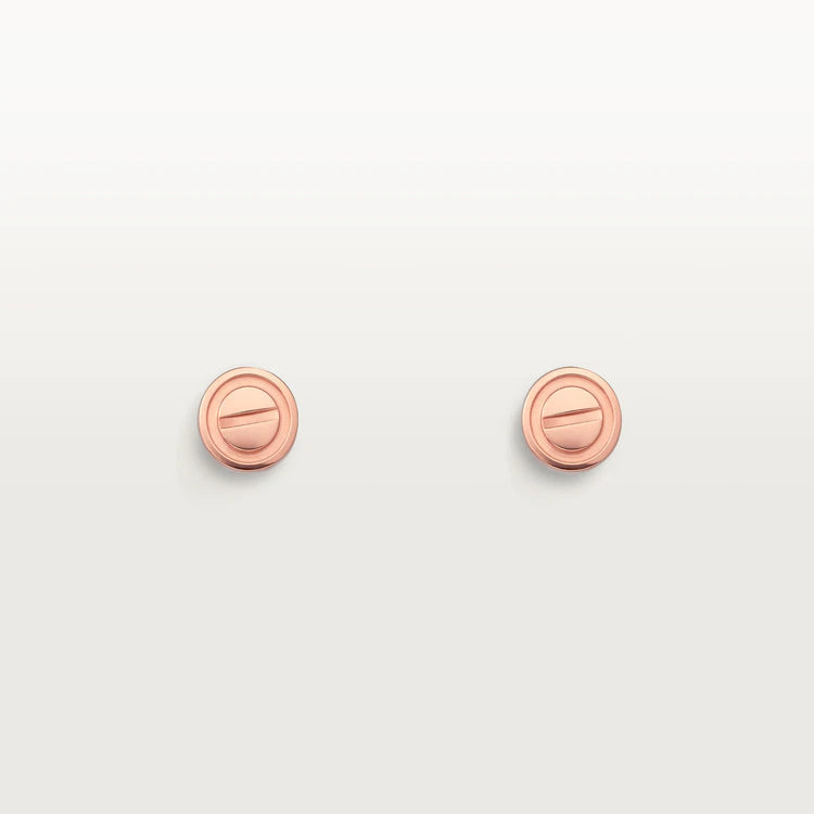 [Marin]LOVE EARRINGS PINK GOLD 10MM