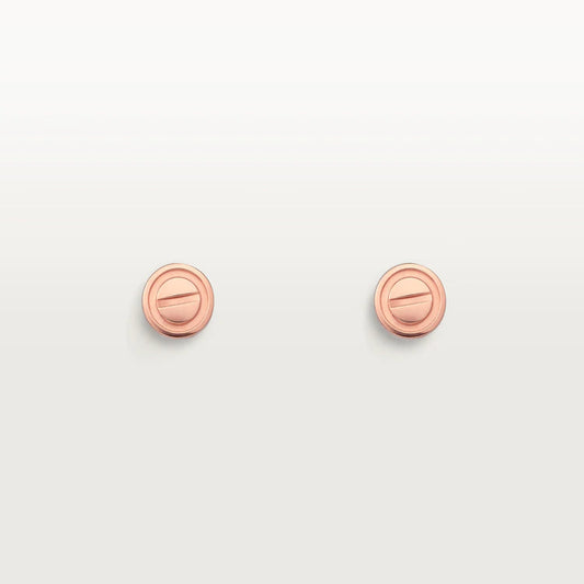 [Marin]LOVE EARRINGS PINK GOLD 10MM