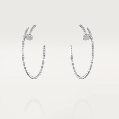 [Marin]JUSTE EARRINGS FULL DIAMONDS 1.8MM