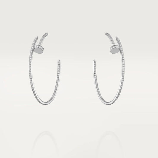 [Marin]JUSTE EARRINGS FULL DIAMONDS 1.8MM