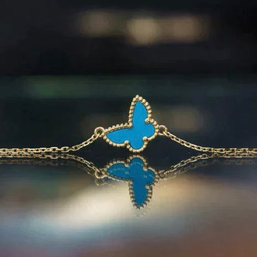 [Marin-Jewelry]BUTTERFLY TURQUOISE BUTTERFLY BRACELET