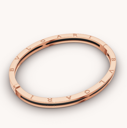 [Marin]ZERO 1 PINK GOLD WITH BLACK CERAMIC BRACELET