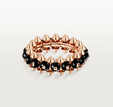 [Marin]CLASH ELEGANT ROSE GOLD RING FEATURING NATURAL AGATE