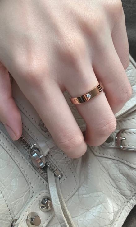 [Marin-Jewelry]LOVE RING 4MM 1ダイヤモンド