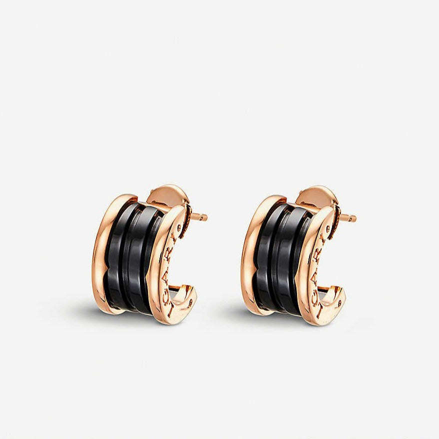 [Marin]ZERO 1 PINK GOLD CERAMIC EARRINGS