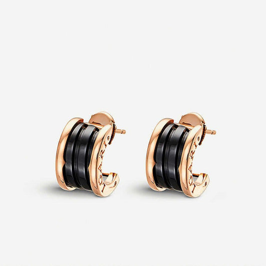 [Marin]ZERO 1 PINK GOLD CERAMIC EARRINGS
