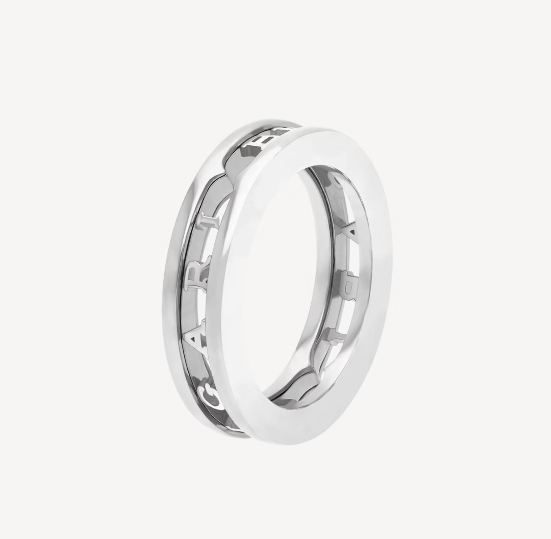 [Marin]ZERO 1 ONE-BAND WITH OPENWORK LOGO SPIRAL RING