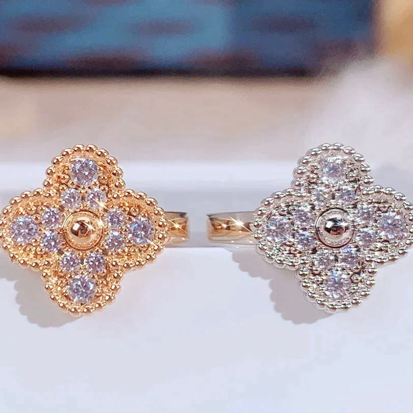 [Marin]CLOVER DIAMOND RING