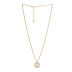 [Marin]BY NIGHT DIAMOND PAVED NECKLACE