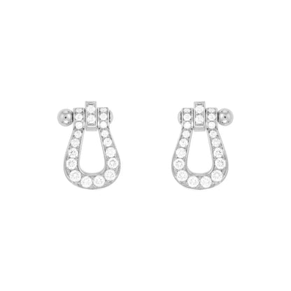 [Marin]FORCE 10 FULL DIAMOND STUD EARRINGS MINI MODEL