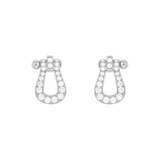 [Marin]FORCE 10 FULL DIAMOND STUD EARRINGS MINI MODEL