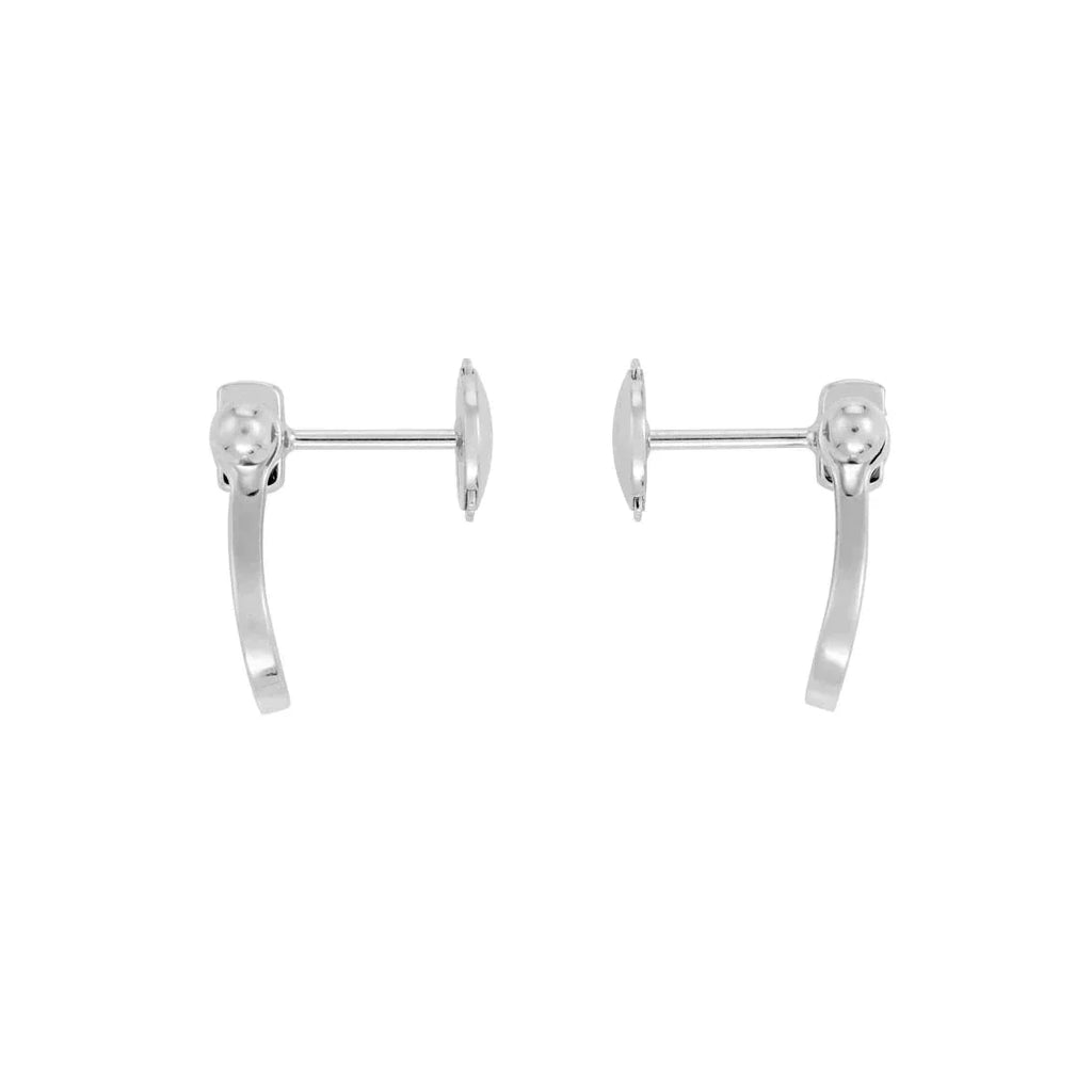 [Marin]BOUCLES D'OREILLES PAPILLON FORCE 10 EN OR GRANDE TAILLE ENTIÈREMENT SERTIES DE DIAMANTS
