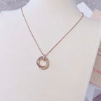 [Marin]TRINITY NECKLACE GOLD  DIAMONDS