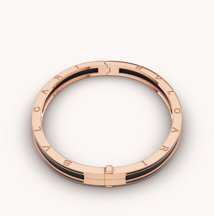 [Marin]ZERO 1 PINK GOLD WITH MATTE BLACK CERAMIC BRACELET