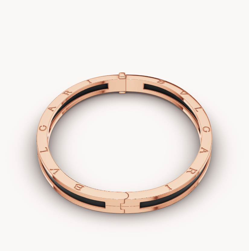 [Marin]ZERO 1 PINK GOLD WITH BLACK CERAMIC BRACELET