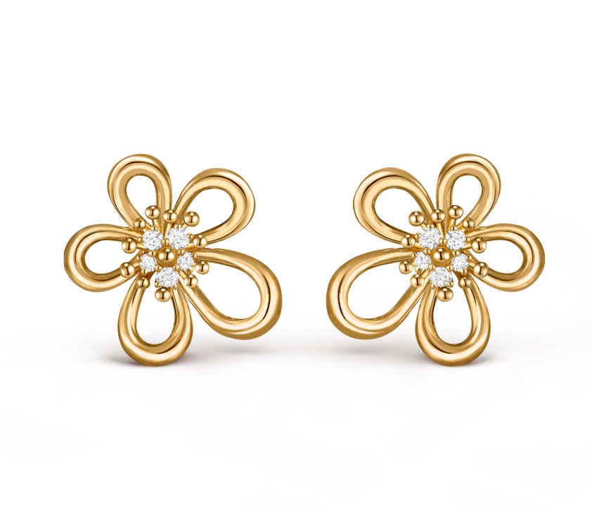 [Marin]FLOWERLACE EARRINGS