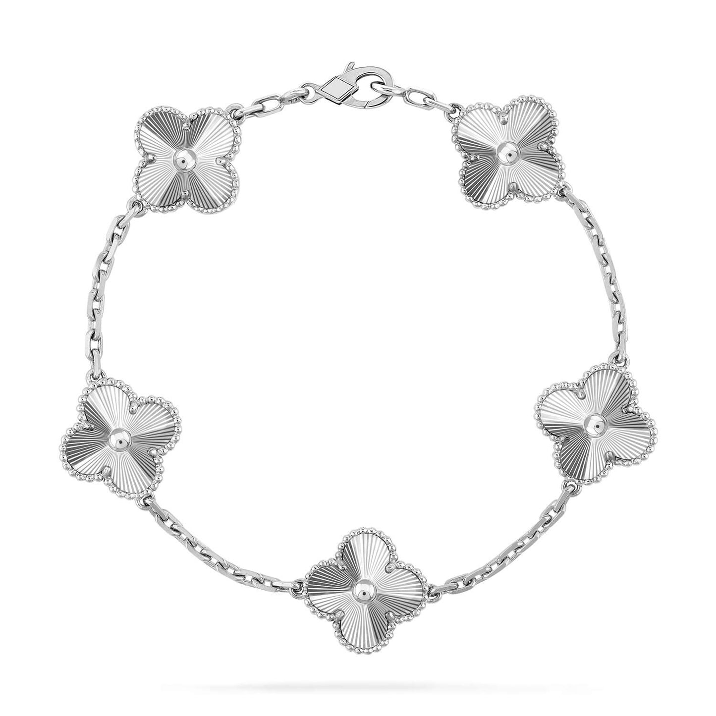 [Marin-Jewelry] CLOVER 5 MOTIF LASER BRACELET COLLECTION