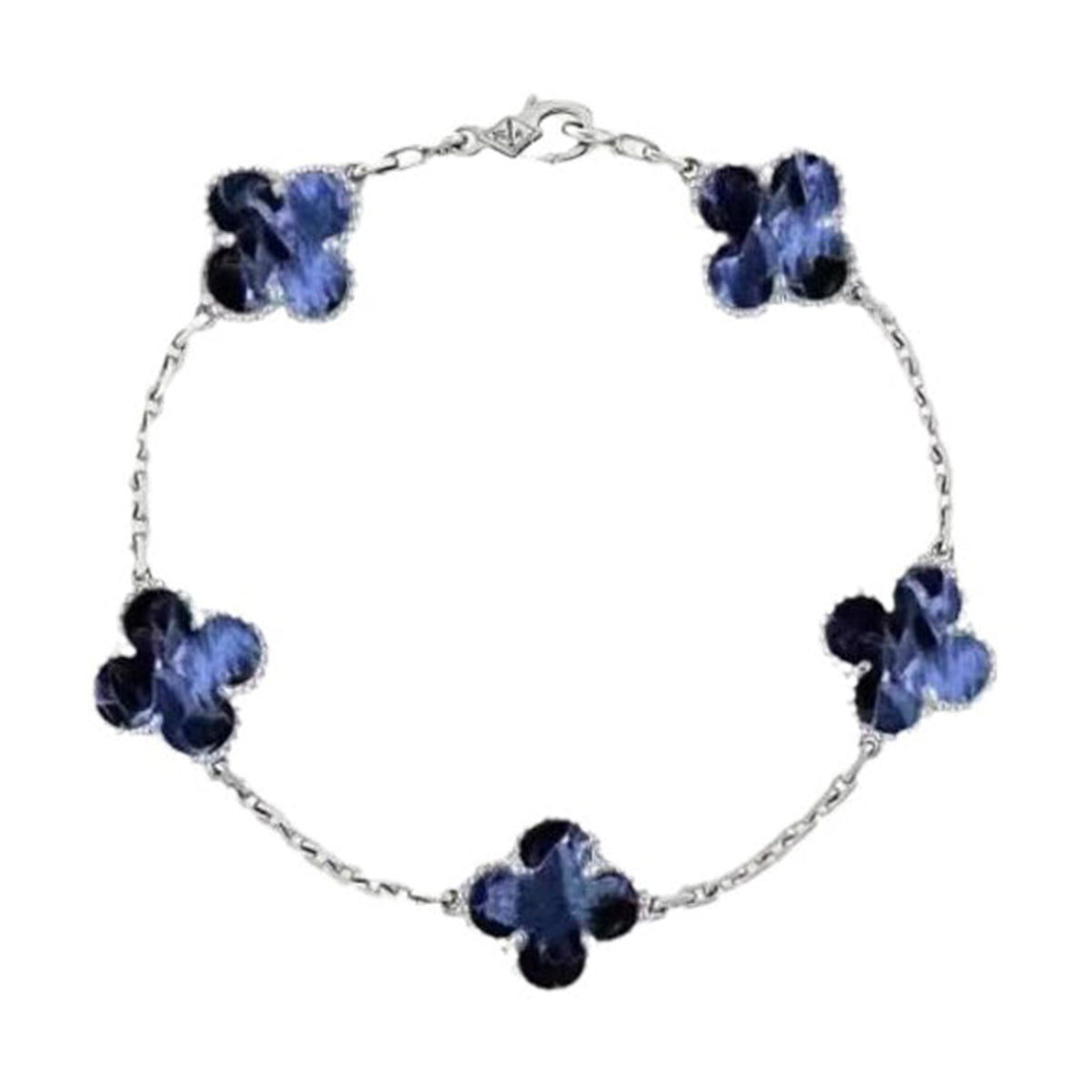 [Marin-Jewelry]CLOVER 5 MOTIF PIETERSITE BRACELET COLLECTION