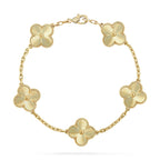 [⭐Shinejoy] CLOVER 5 MOTIF LASER BRACELET COLLECTION