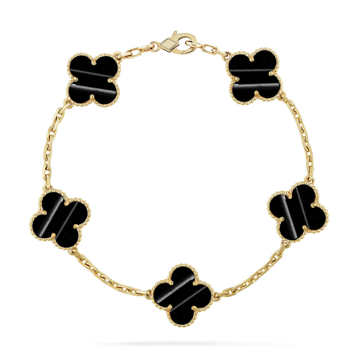 [Marin-Jewelry] CLOVER 5 MOTIF PULSAR STONE BRACELET COLLECTION